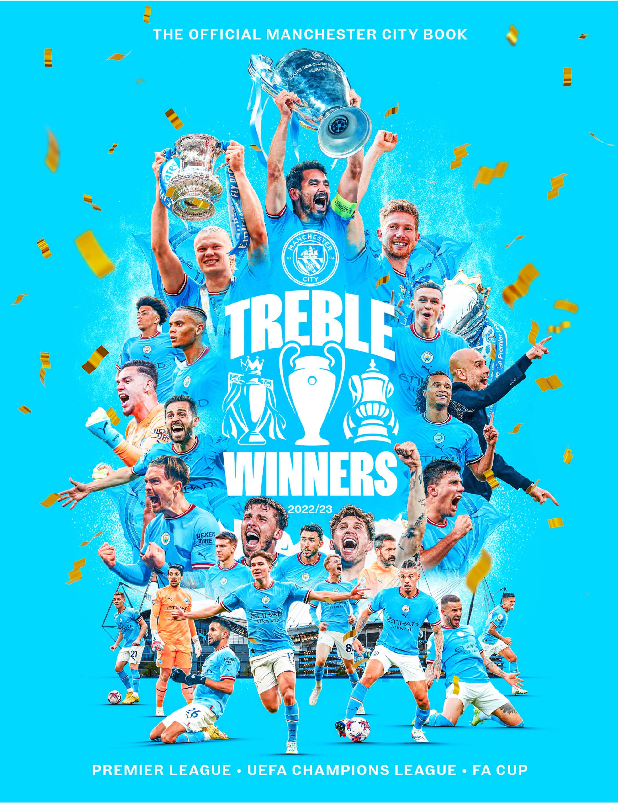 Treble Winners - Manchester City 2022/23 Official Book - Reach Sport Shop