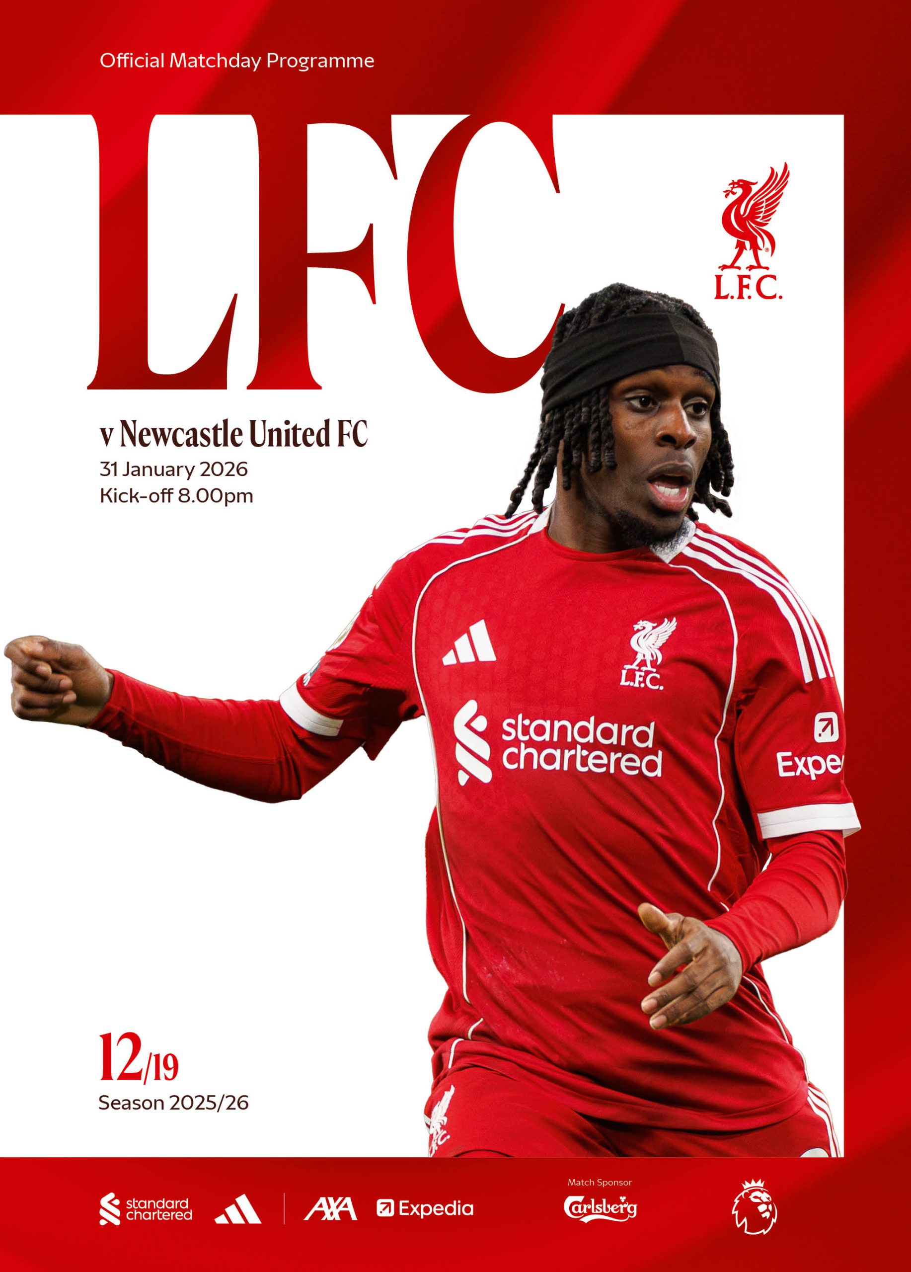 Liverpool v Newcastle United 31.01.2026 - Reach Sport Shop